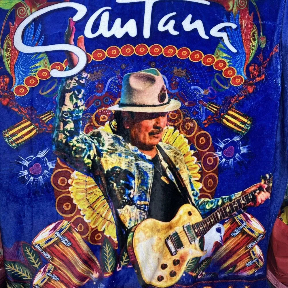 Santana 2019 Supernatural Now Tour Blanket VIP Merchandise 48